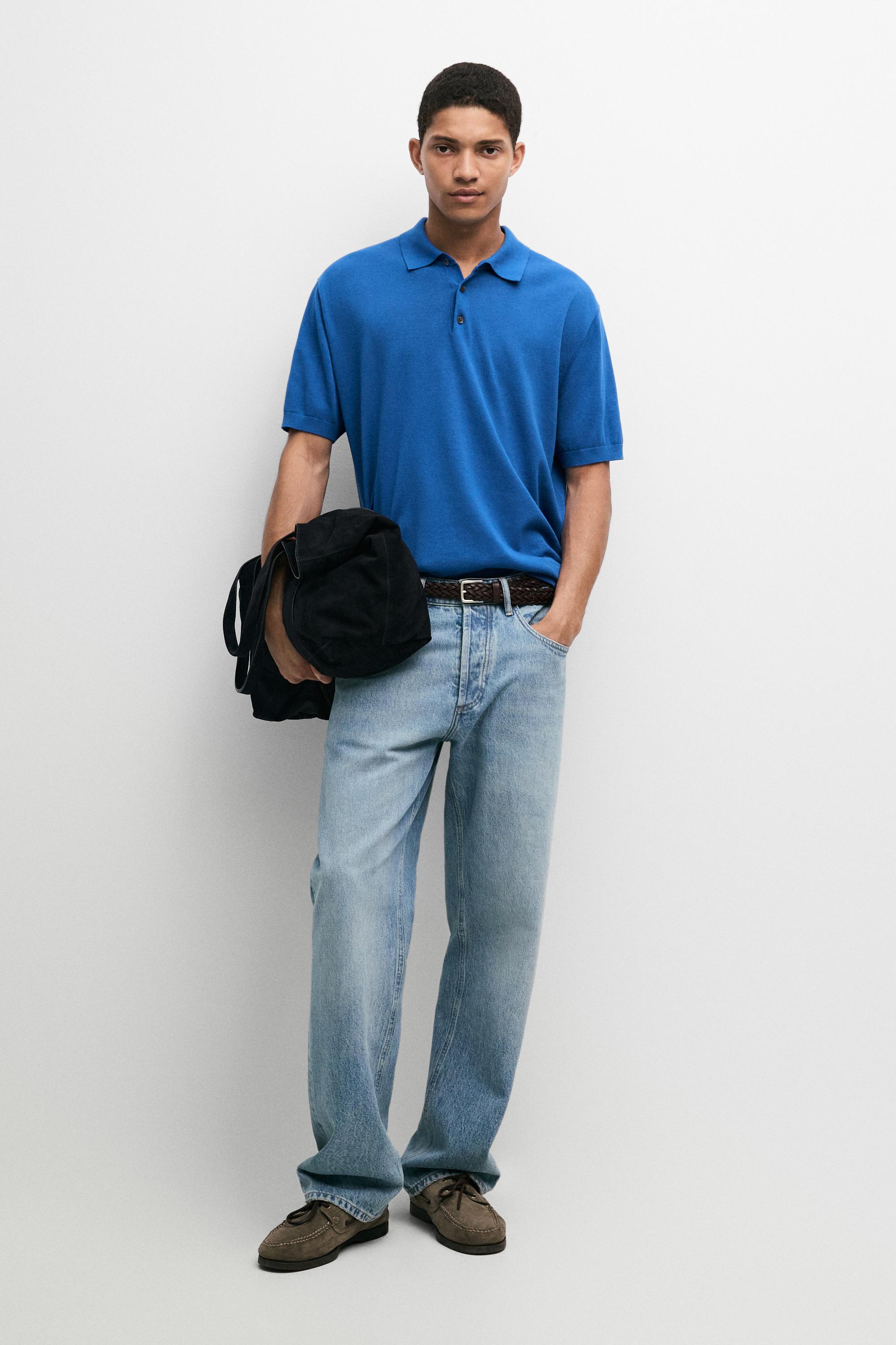 Polo en maille 100 % coton